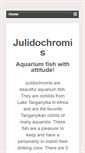 Mobile Screenshot of julidochromis.com